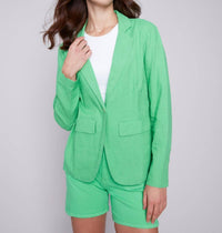 Charlie B - Solid Linen Blazer