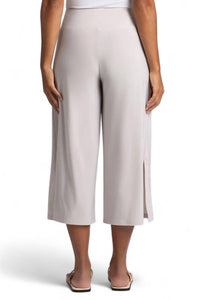 Sympli - SIDE SLIT WIDE CAPRI PANT