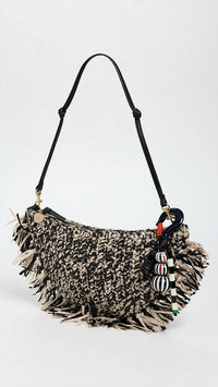 Clare V. - Beaded Stripe Fob