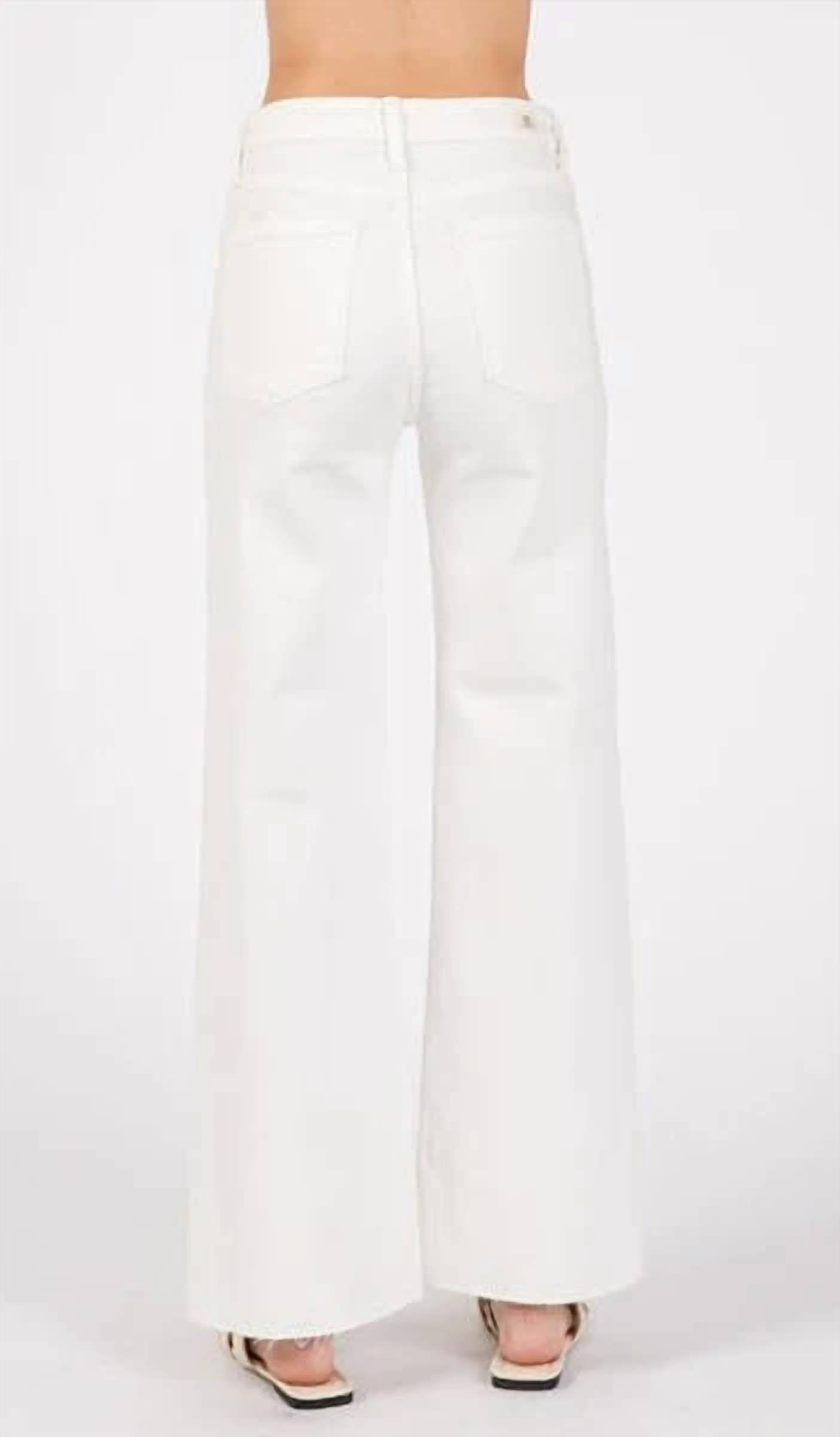 Letter To Juliet - Clark Wide Leg Scissor Hem Jeans