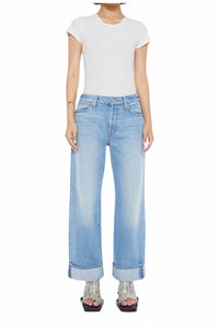 Mother - Lil Dodger Button Hover Cuff Jeans