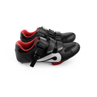 Peloton Men's Indoor Cycling Shoes in black red - men's shoe - detail view