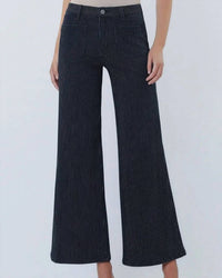 Vervet By Flying Monkey - High Rise Cropped Wide Leg Jeans