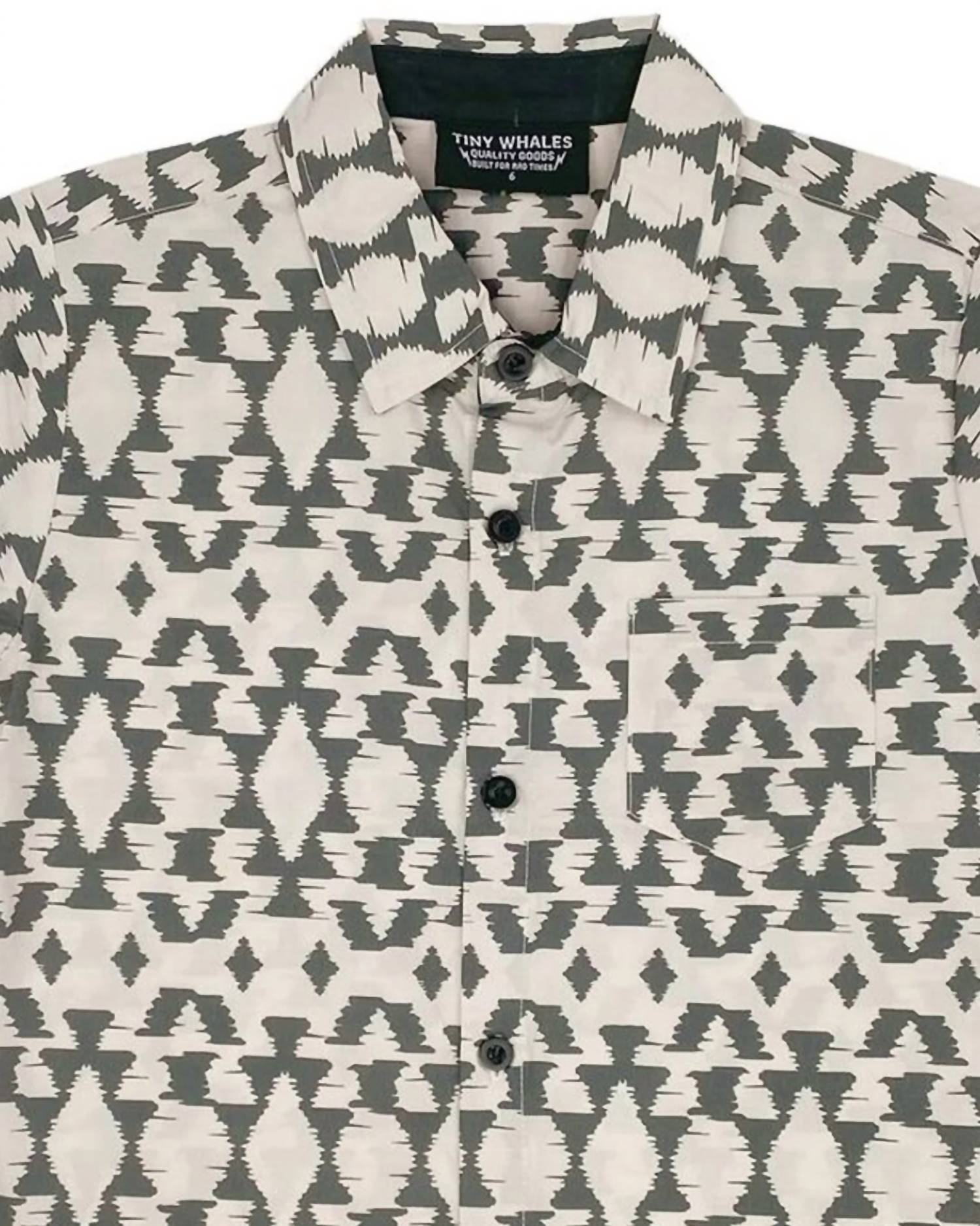 Tiny Whales - Boy's Camp Button Up