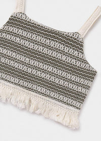 Mayoral - Fringed Sleeveless Crochet Top