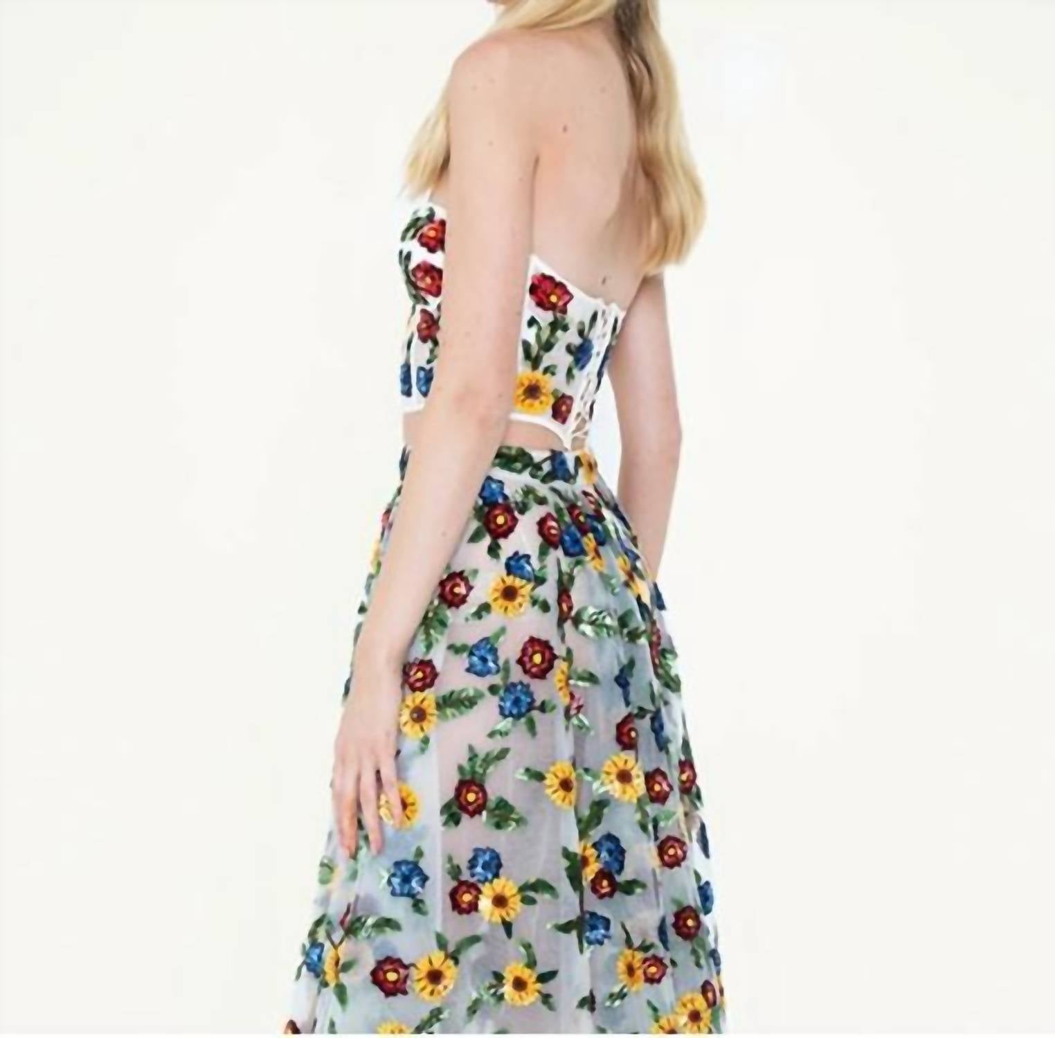 Pera Embroidered Corset