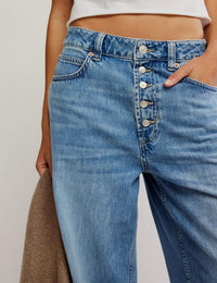 Free People Nia Boyfriend Jeans in friday - women's jeans - alternate view