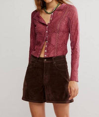 Free People - Jae Lace Knit Long Sleeve Top