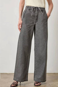 Lilla P - Straight Leg Drawcord Pant