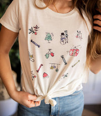 Boat House Apparel - Holiday Doodles T-Shirt