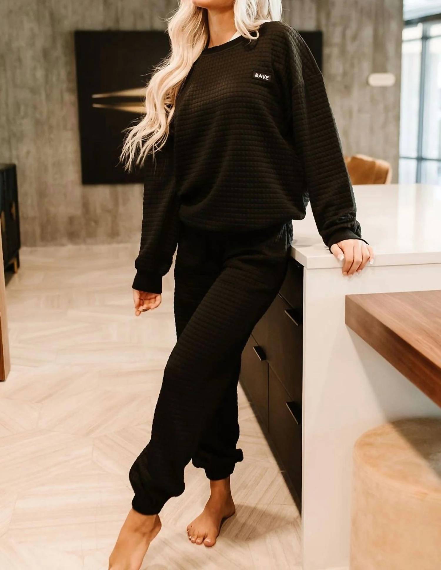 Ampersand Ave - Quilted Pullover Sweater