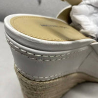 MICHAEL KORS Women's Leather Slingback Sandals in white - women's sandal - view 6