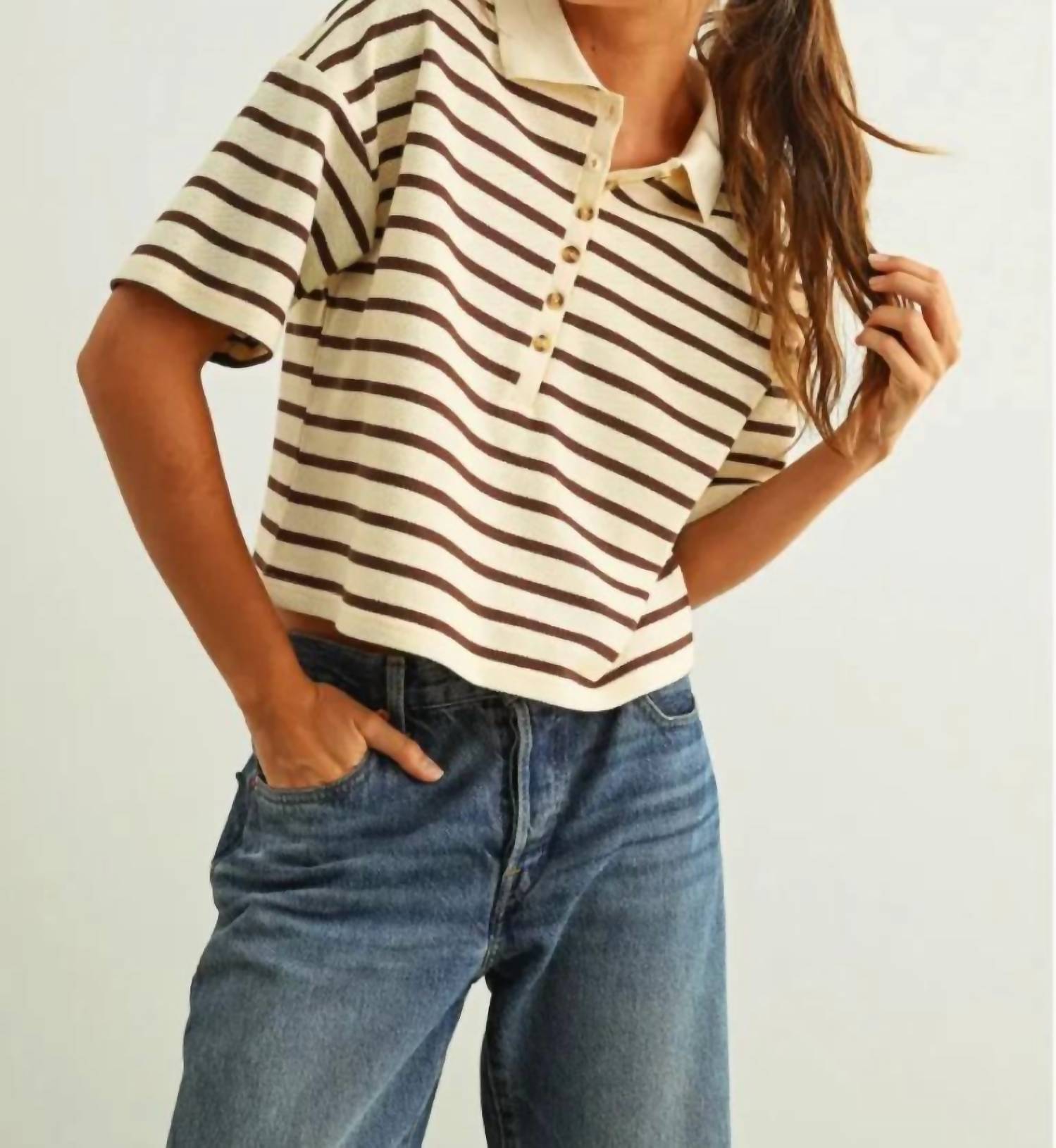 Miou Muse - June Polo Top