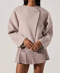 Astr - Jennah Wool-blend Wrap Jacket