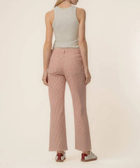 Kut From The Kloth - Charlotte Stripe High Rise Straight Leg Pants