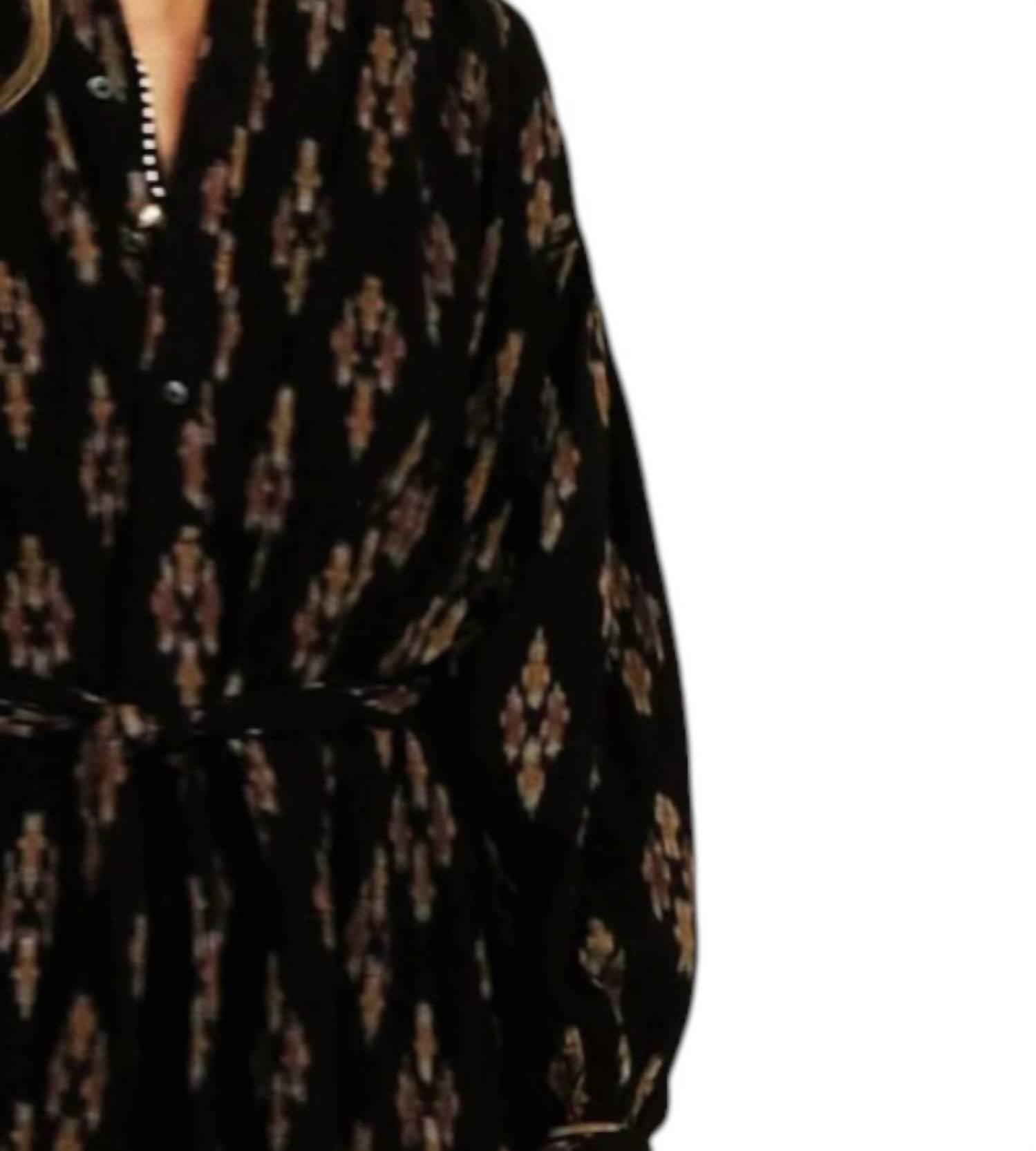 Uqnatu - Popover Long Sleeve Dress