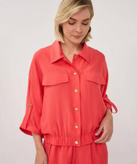 Esqualo - Short Sleeve Slub Jacket