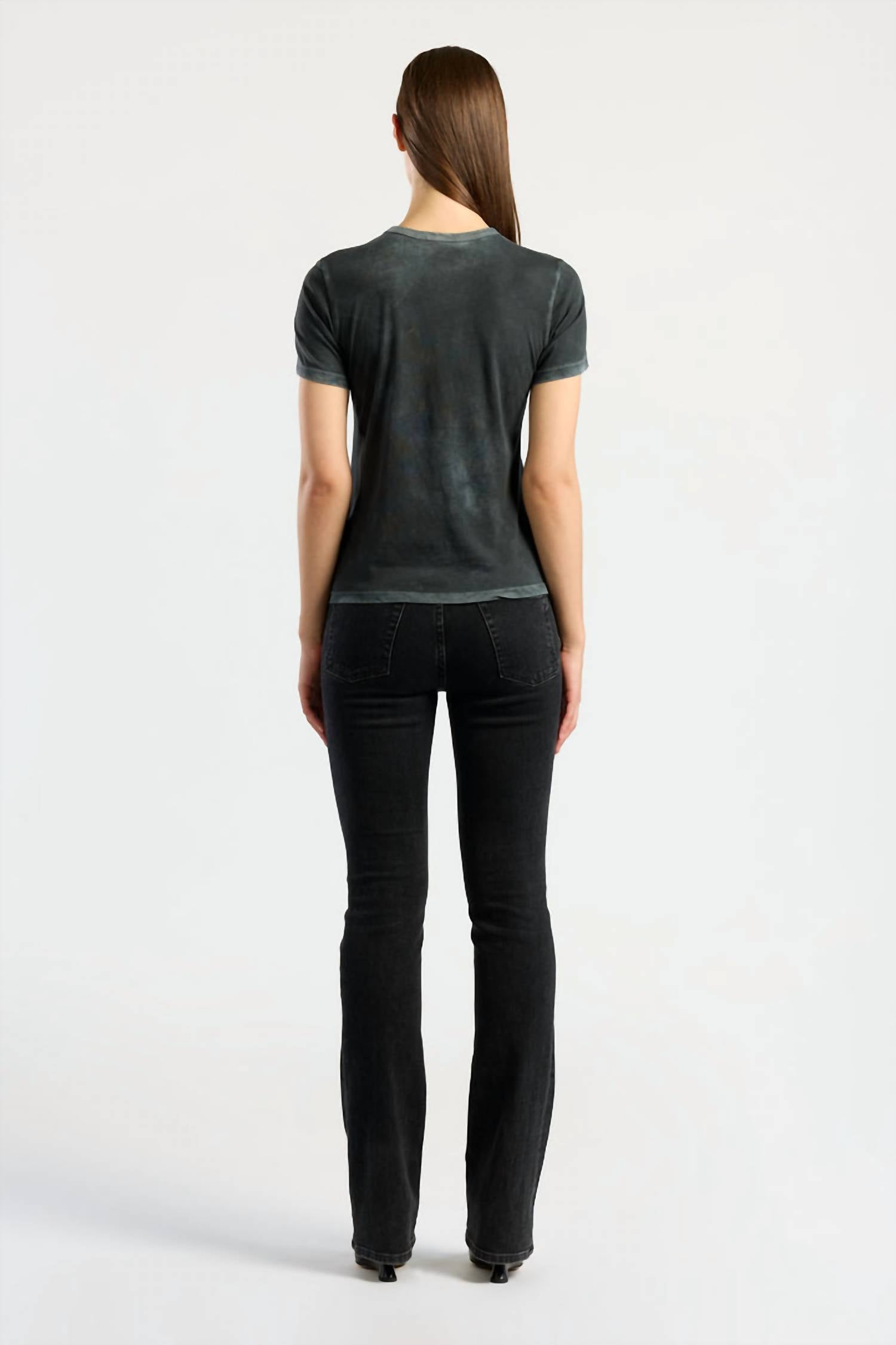 COTTON CITIZEN Standard Scoop Tee in vintage oasis - women's t-shirt - alternate view