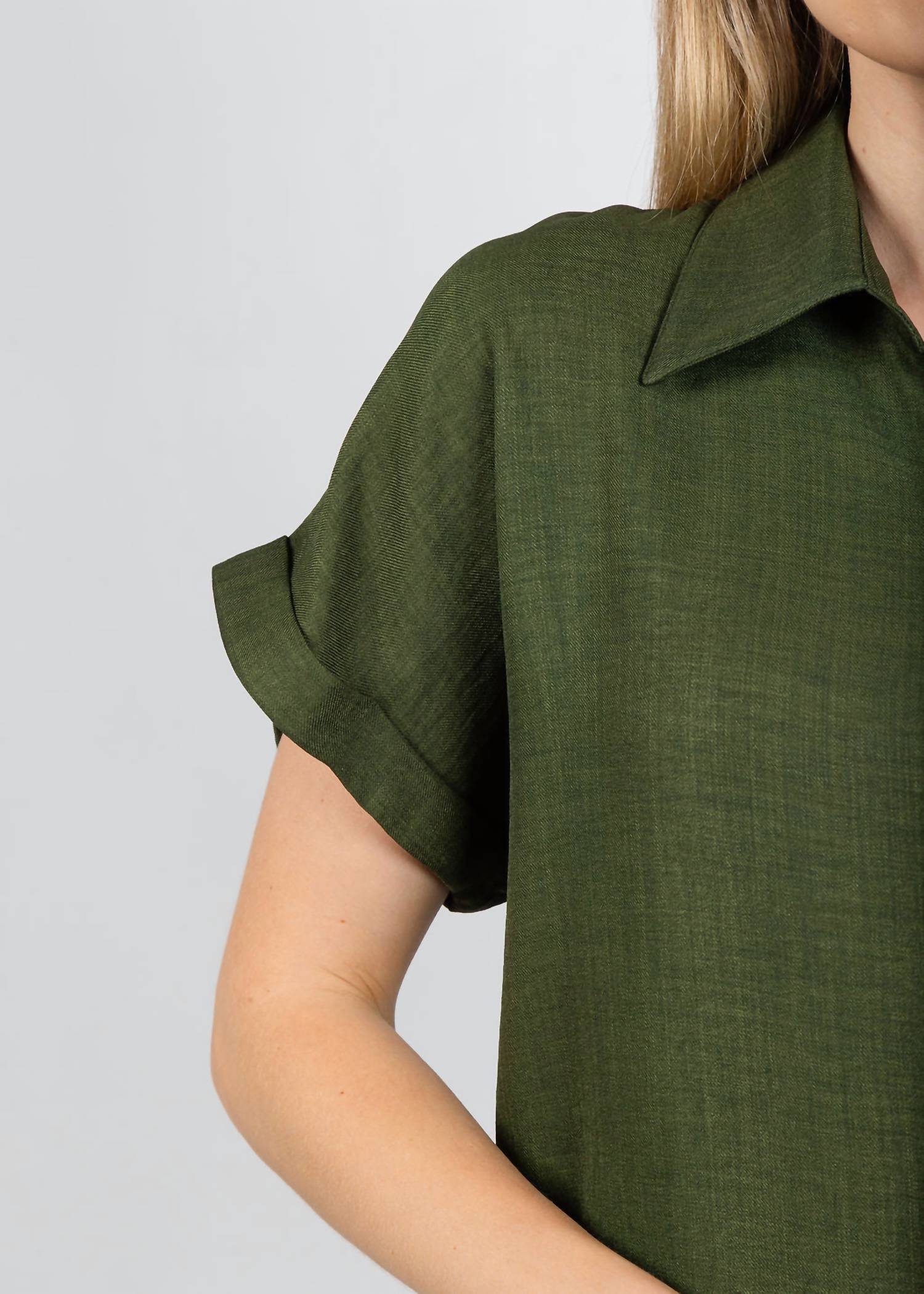 Nally & Millie - Ariel Short Cuffed Sleeves Polo