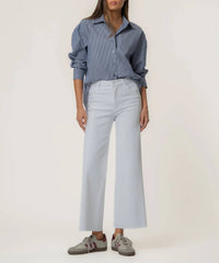 Kut From The Kloth - Meg High Rise Wide Leg Raw Hem Jeans