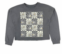 Tiny Whales - Long Sleeve Daisy Check Tee