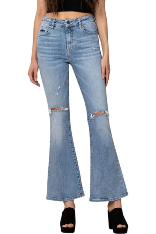 Hidden - Kiki Mid Rise Flare Jeans