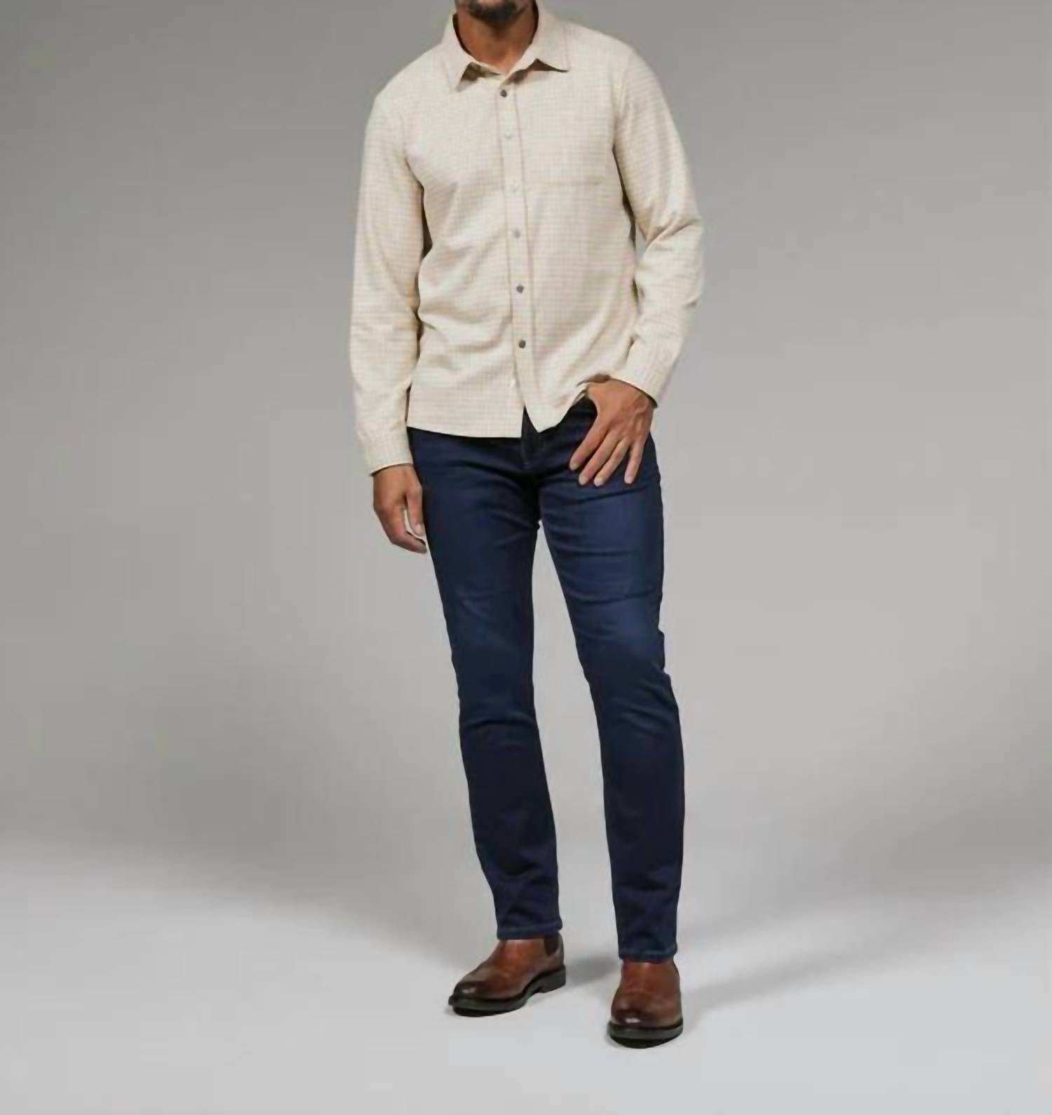 7Diamonds Generation Longsleeve Knit Shirt in tan - men's long sleeve top - view 5