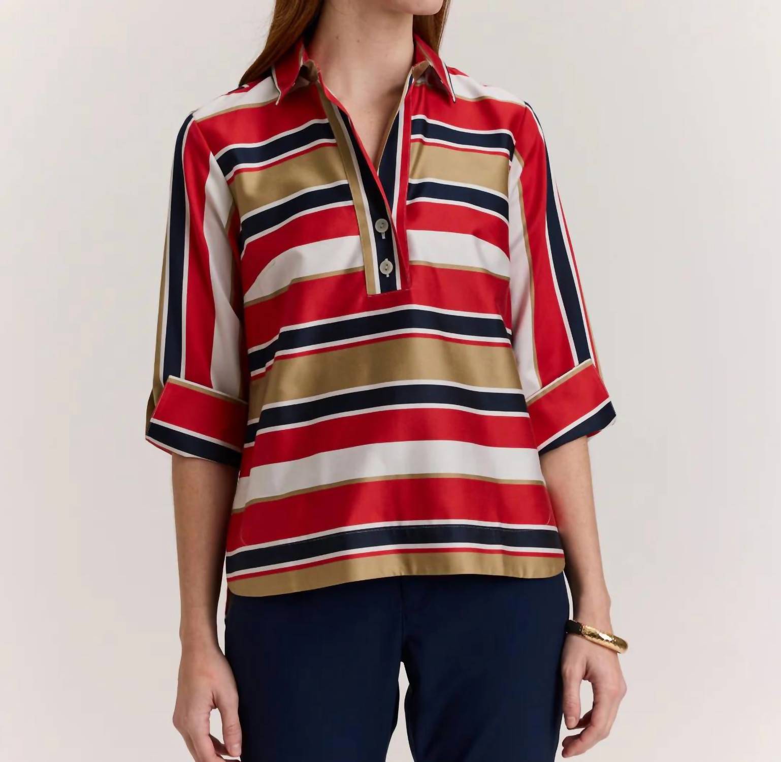 Hinson Wu - Aileen 3/4 Sleeve Blouse
