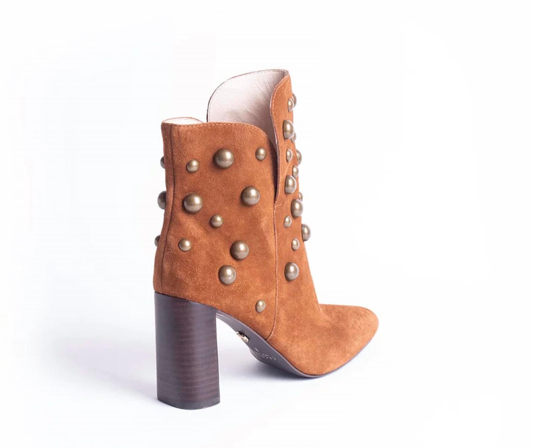 CECELIA NEW YORK Women's Brace Boots in cognac - women's shoe - view 4