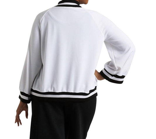 Always For Me - Plus Size Hudson Bomber Jacket
