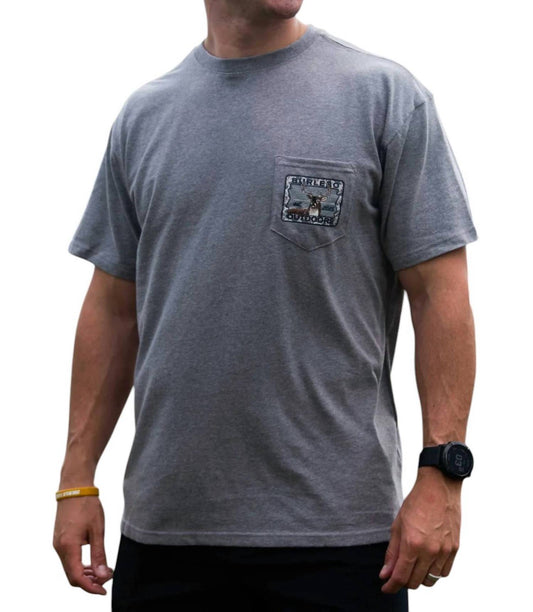 Burlebo - Men's Camo Buck Patch Tee