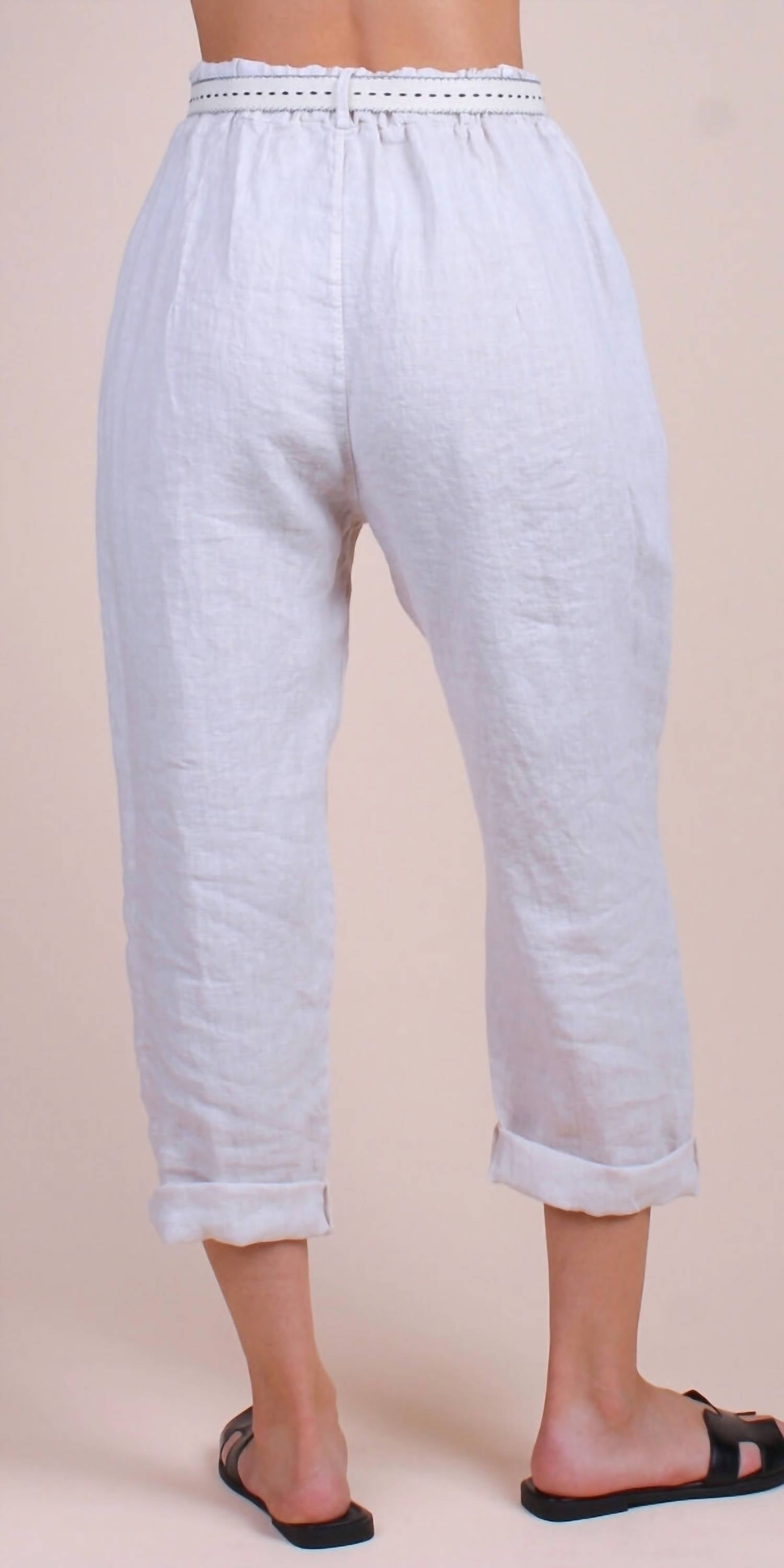 Gigi Moda - Vivace Linen Jogger