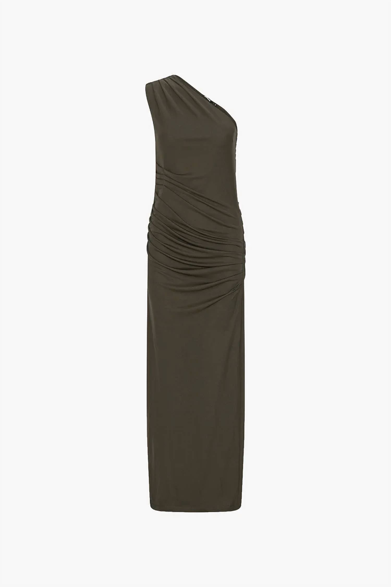 Rotate - Draped One Shoulder Dress