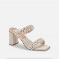 Dolce Vita Women's Paily Pearl Heels in vanilla pearls - women's sandal - view 4