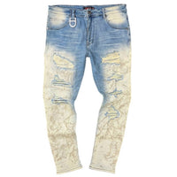 Gala - Prophetic Printed Denim Jeans