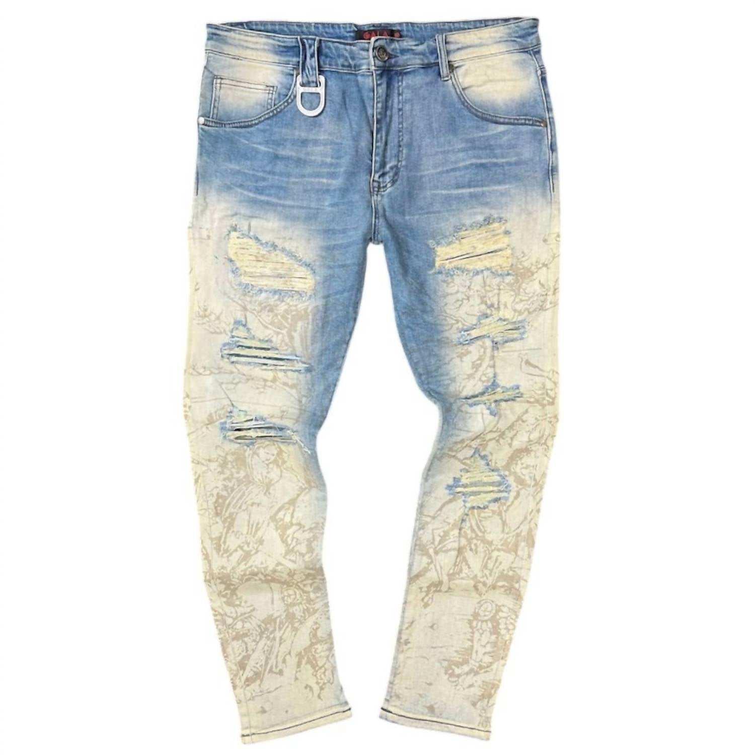 Gala - Prophetic Printed Denim Jeans