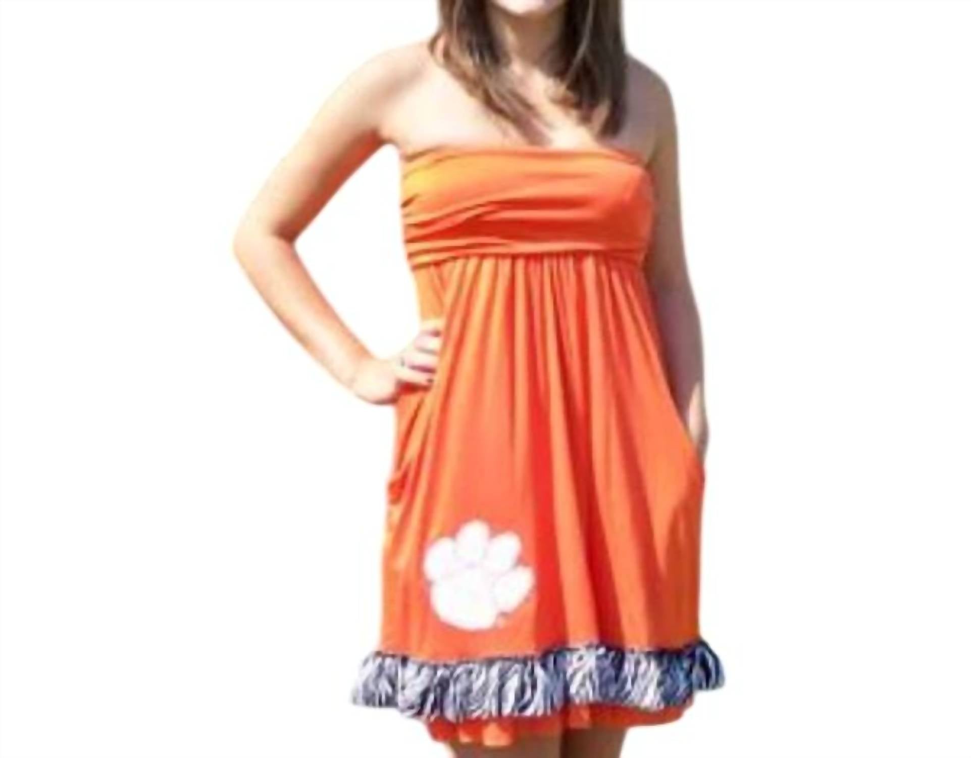 Livy Lu - Clemson University Logo Tube Dress