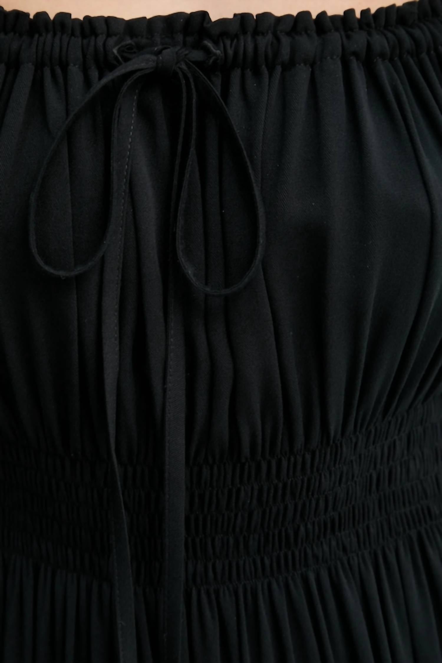 Sleeper - Juliette Shirred Asymmetric Dress