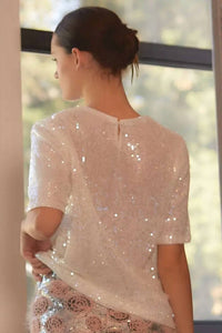 Main Strip - Shimmer Sequin Top