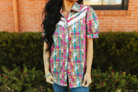 2Flyco - Posse Short Sleeve Western Top