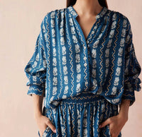 Omika - Ezra Button Down Front Blouse