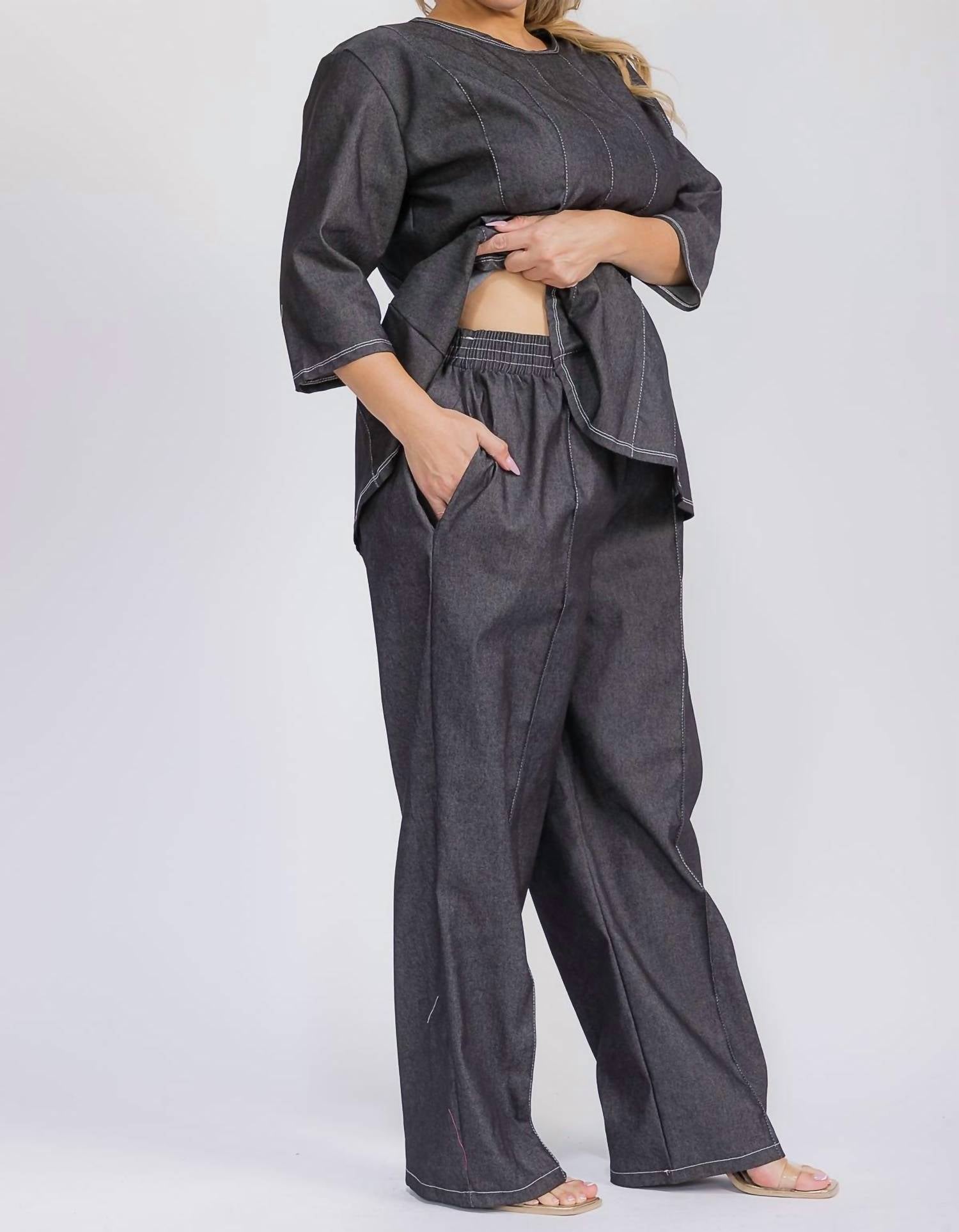 Karen T Design - Denim 2 Piece Set