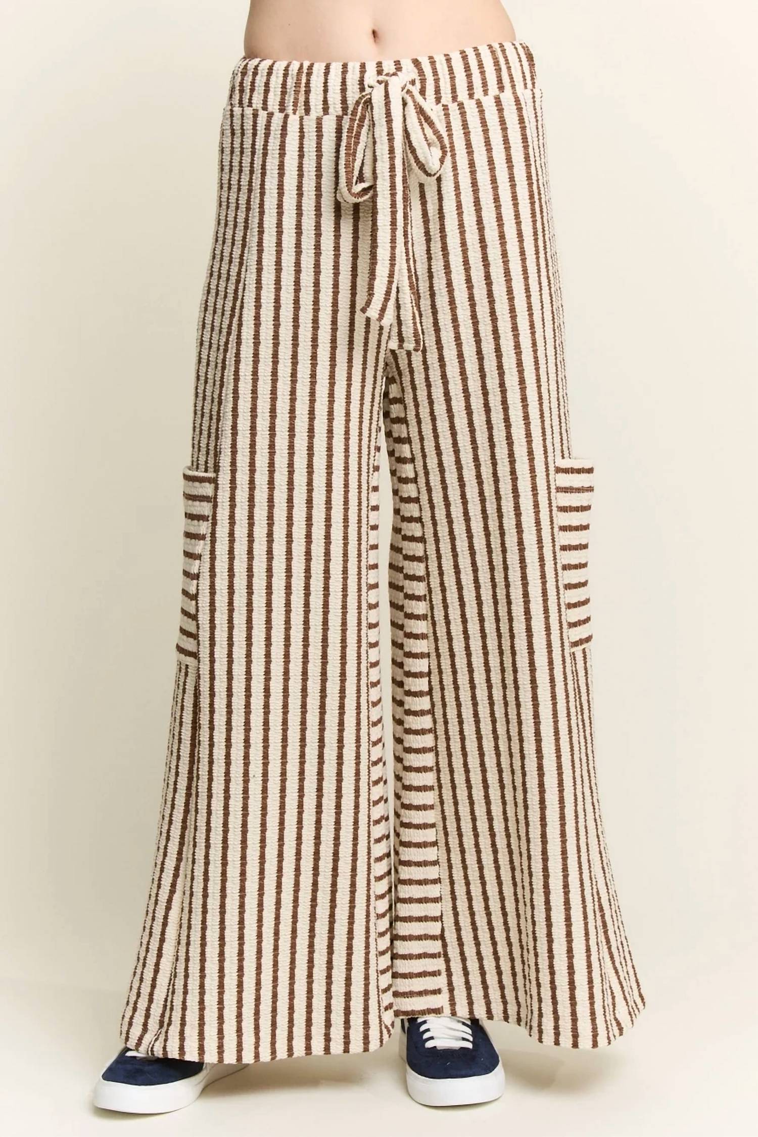 Jade By Jane - Striped Wide Leg Pants
