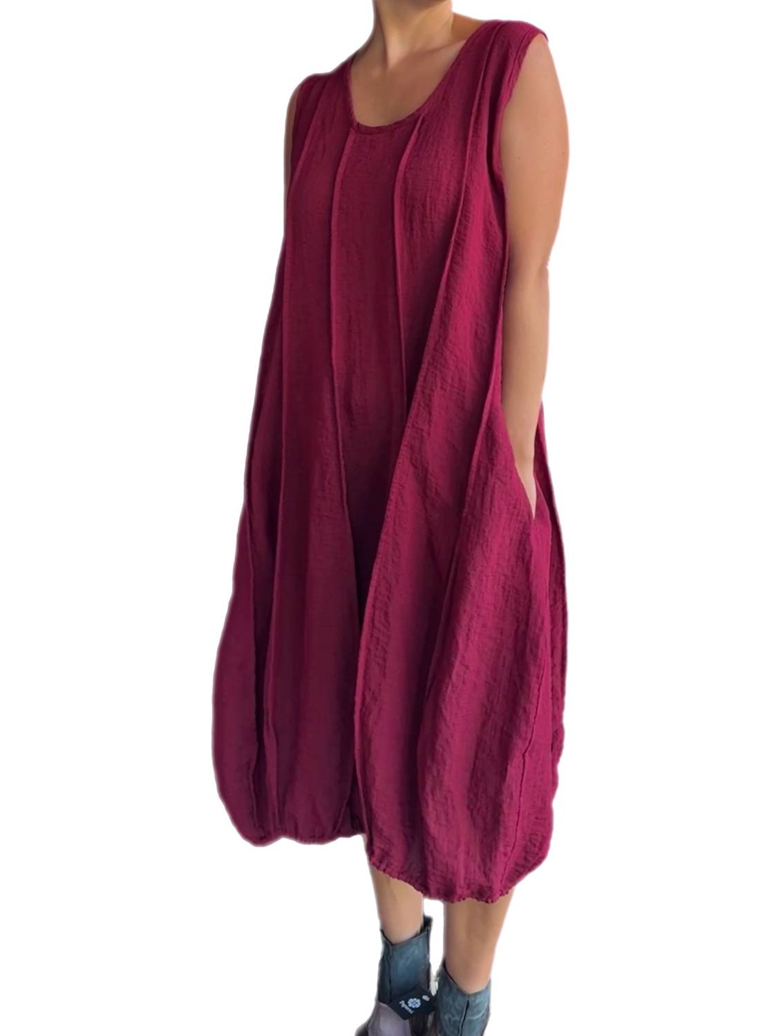 Bodil - Seamed Midi Dress