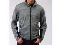 Roper - Speckled Fleece Front Zip Jacket