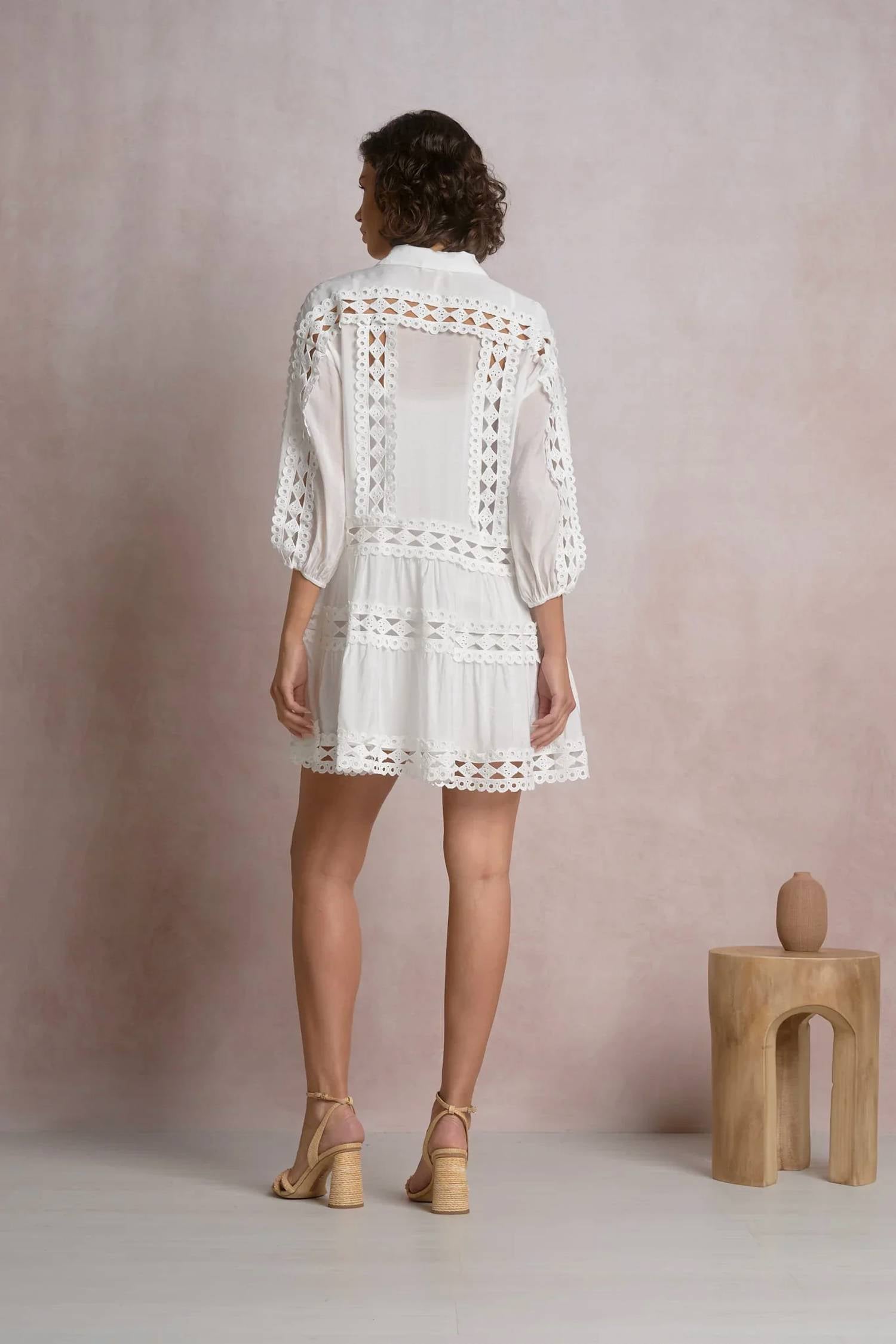 Elan - Solace Lace Detail Dress