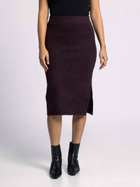 Thread & Supply Dani Skirt in heather elderberry - women's skirt