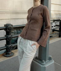 Mod Ref - Flared Sleeve Cardigan