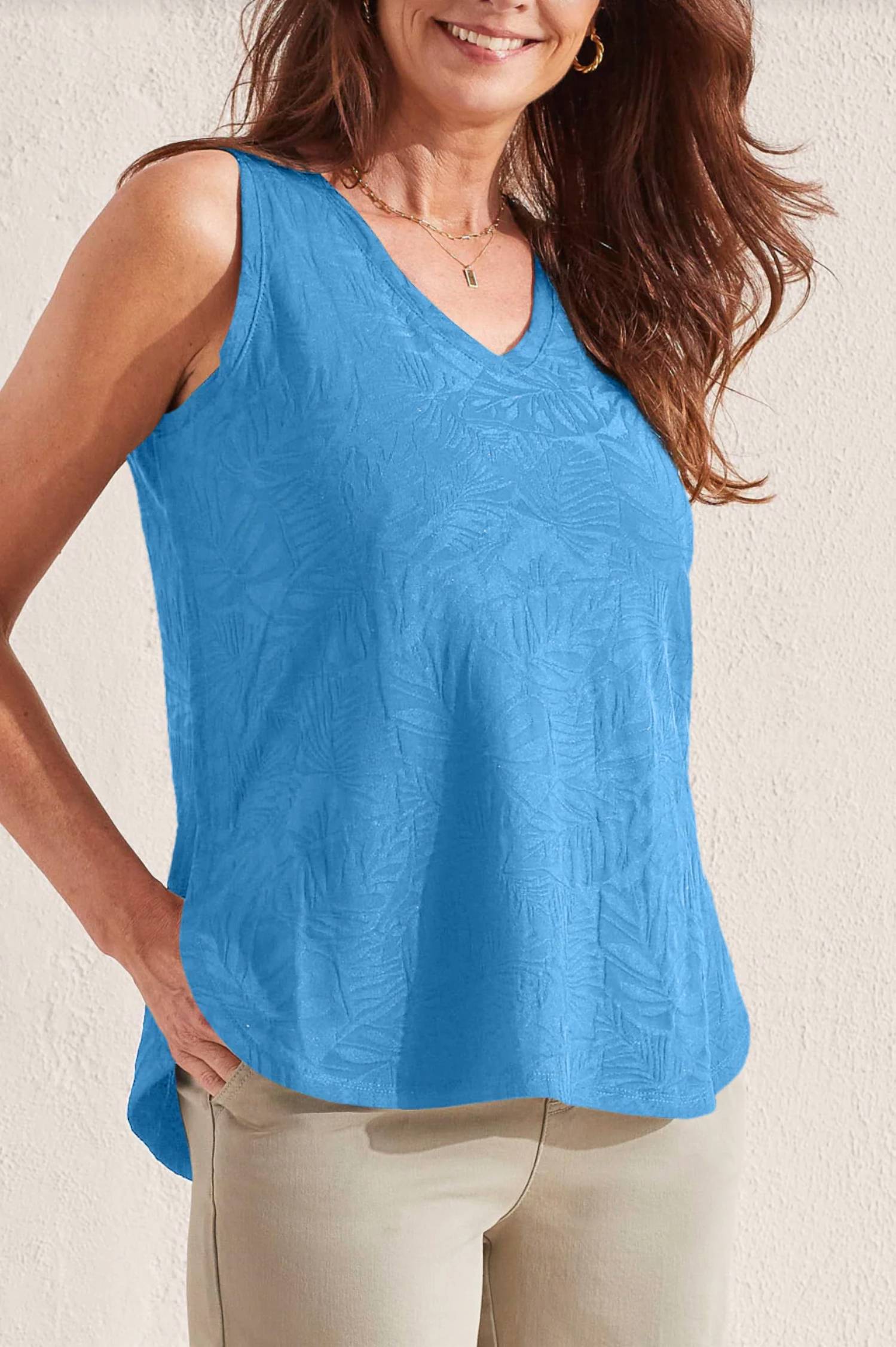 Tribal - Textured tank top