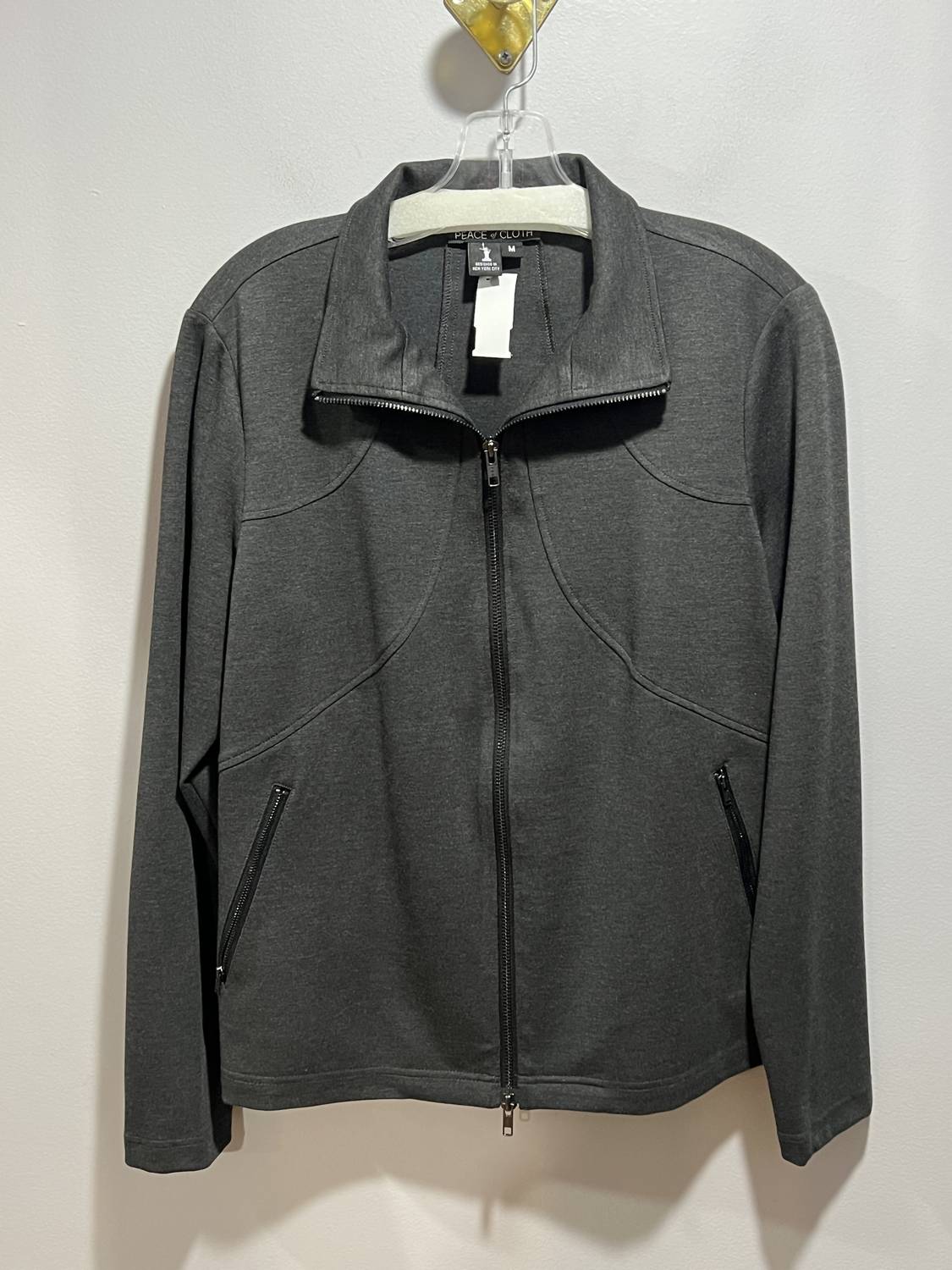 PEACE of CLOTH Women's Alex short jacket in graphite - women's jacket